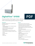 Panametrics PanaFlow GF868 Datasheet