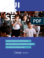 Guiarse Guia Unica e Integral de Abordaje Rapido para La Salud Escolar