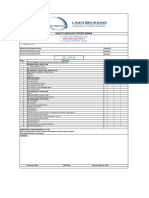 Quality Checklist For Site Works: 11 Steel and Formwork Task A-Casting Concrete Works