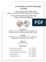 El Impacto de La Actividad Física en El Rendimiento Académico en Estudiantes de Secundaria.