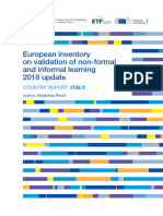 European Inventory Validation 2018 Italy