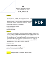 Prova Obstetrícia PDF