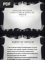 Parts of Speech