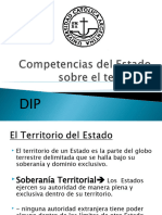 Competencias Del Estado Sobre El Territorio - Actualizado