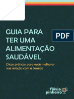 Guia para Ter Uma Alimentação Saudável