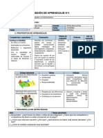 Sesión de Aprendizaje 1