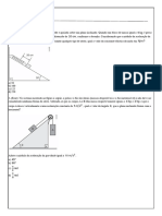 7exercícios Atrito e Plano Inclinado