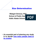 9sample Size Determination