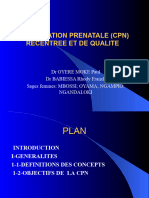 Consultation Prenatale (CPN)