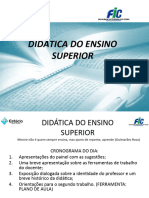 Aula2 DIDATICA DO ENSINO SUPERIOR ESTACIO FIC