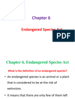 Chapter 6. Endangered Species Act