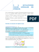 Capitulo 2. Ecuaciones Diferenciales Lineales de Orden Superior