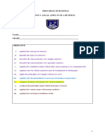 Pob Section 4 - Legal Aspects of A Business