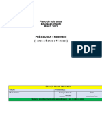 PRÉ ESCOLA 4 e 5 - PLANO DE AULA WORD