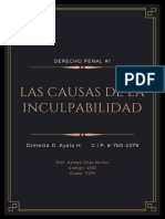 Las Causad de La Inculpabilidad - Dimelza Ayala