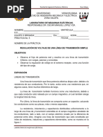 Prac 05 Regulación de Voltaje de Una Línea de Transmisión Simple