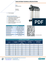 Ultrafiltration Technical Specifications 3961 D