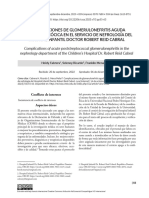 Compendio de Complicaciones de La Glomerulonefritis