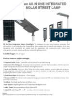 Econ All in One Solar Street Light