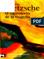 El Nacimiento de La Tragedia - Friedrich Nietzsche