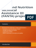 Food and Nutrition Technical Assistance Project (FANTA