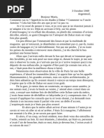 Redaction Francais Lettre