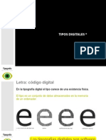 Tipos Digitales - Tipografia - Diseño de Comunicación