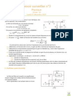 DS03e - 2023 - Filtre de WIEN - Oscillateur Quasi-Sinusoïdal - Circuit Intégrateur