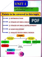 Computer Aided Drug Design Unit 1