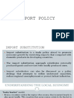 Import Policy 