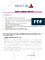 Vectors and Equilibrium