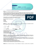 DINÂMICA - LISTA 1 - A1-Conceitos Iniciais - A2, 3 e 4 - LEIS de NEWTON - Plataforma FINAL