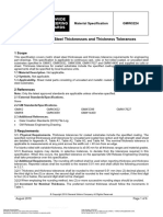 GMW3224-2019-08 - (Nominal Sheet Steel Thicknesses and Thick Tolerances)