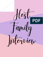 Host Family Interview