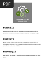 Tema 1 Administração Dos Custos