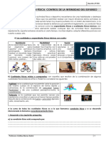 Tema 2. Condición Física. Control de La Intensidad Del Esfuerzo