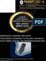 Immediate Loading Implants - Treatment Planning To Recent Advances