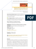 Impactos Del CC en La Agricultura y Seguridad Alimentaria.2016