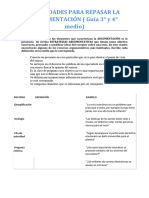 Lenguaje 3° y 4° Medio (Ejercicio Texto-Argumentativo)