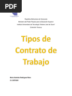 Tipos de Contrato de Trabajo