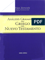 Zerwick, Max & Grosvenor, Mary - Análisis Gramatical Del Griego Del Nuevo Testamento