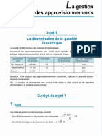 La Gestion D'approvisionnement Exercices Corrigés