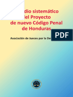 E-Book - Estudio Sistemático Del Proyecto de Nuevo Código Penal de Honduras