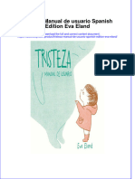 Full Download Tristeza Manual de Usuario Spanish Edition Eva Eland Online Full Chapter PDF