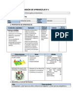 Sesión de Aprendizaje de Personal Social