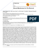 Modeling of Spiral Wound Membranes For CO2 Removal From Natural Gas