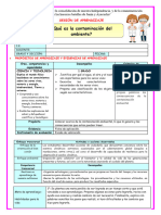 1º U3 S3 Sesion D3 CT ¿Que Es La Contaminacion Del Medioambiente