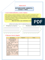 Ficha Cyt Mart 28 Contaminación Ambiental 933623393 Prof Yessenia