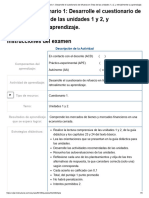 Examen - (AAB01) Cuestionario 1 - Desarrolle El Cuestionario de Refuerzo en Línea de Las Unidades 1 y 2, y Retroalimente Su Aprendizaje