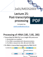 BCMB2x01/MEDS2003 Post-Transcriptional Processing: Giselle - Yeo@sydney - Edu.au